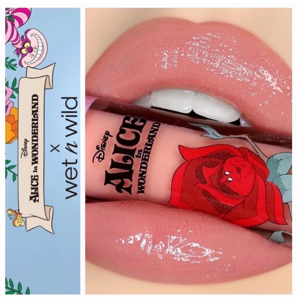 Alice in Wonderland 3-piece Set ~ Liquid Eyeliner, Lip Gloss & Hand Mirror — NIB - Picture 6 of 8